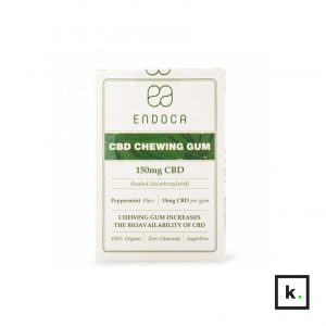Endoca gumy do żucia z CBD 150 mg (10 x 15 mg) - 10 sztuk